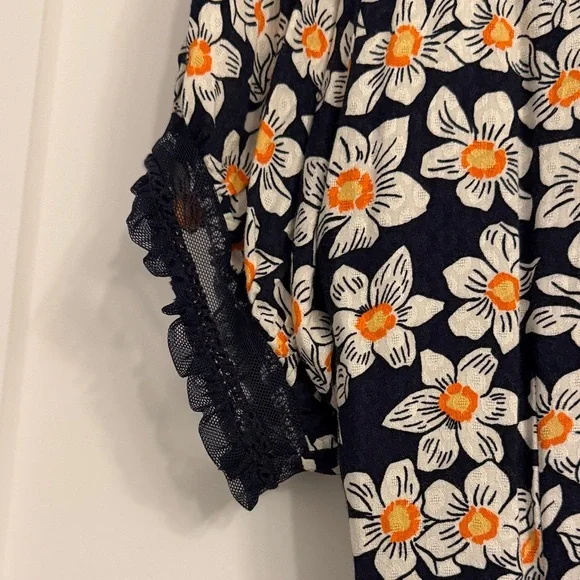 Free People Floral Short Sleeve Dress - Picture 12 of 13